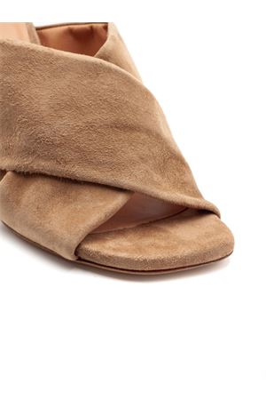 Sandalo in camoscio marrone JULIE DEE | ME615CAMOSCIOCEST